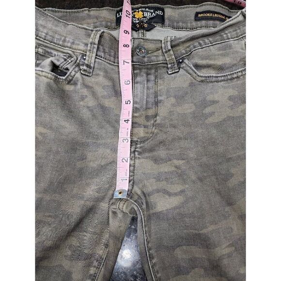 Lucky Brand Camo Print Brooke Legging Jeans, Size 2 - Picture 7 of 9